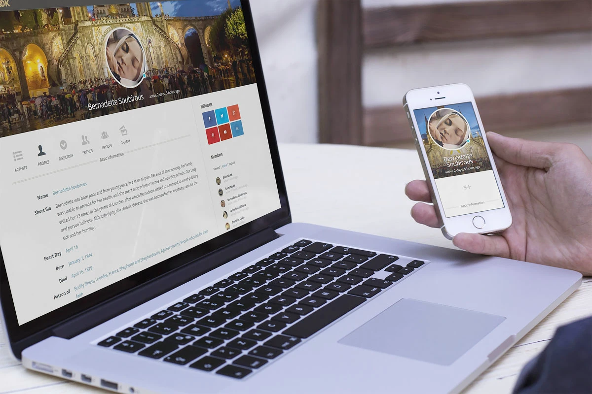 Social Profiles | Saintnook