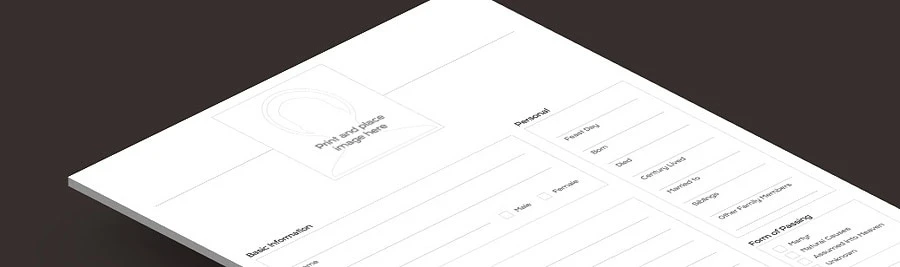Freebie: Download the 'Build Your Saint Profile' Worksheet - B&W