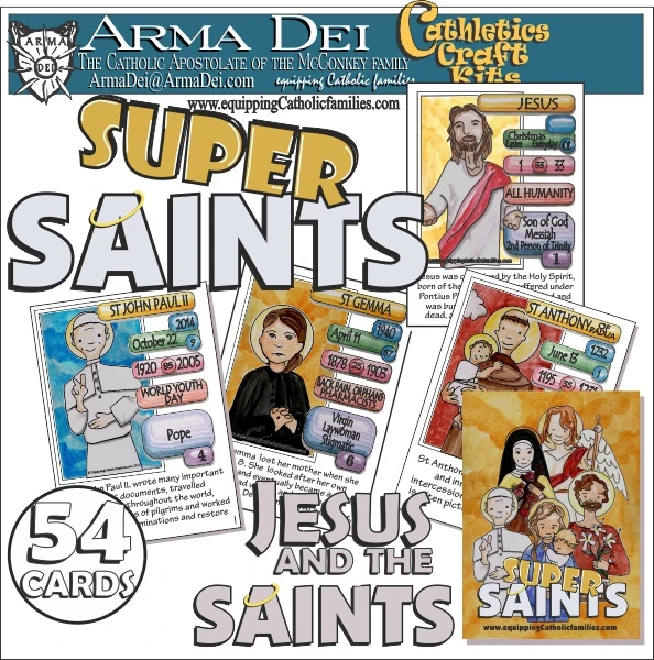 Super Saints: The New Catholic Card Game for Families!
