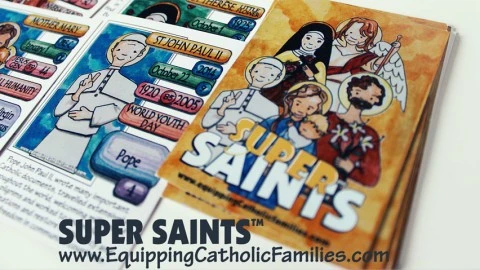 Super Saints: The New Catholic Card Game for Families!