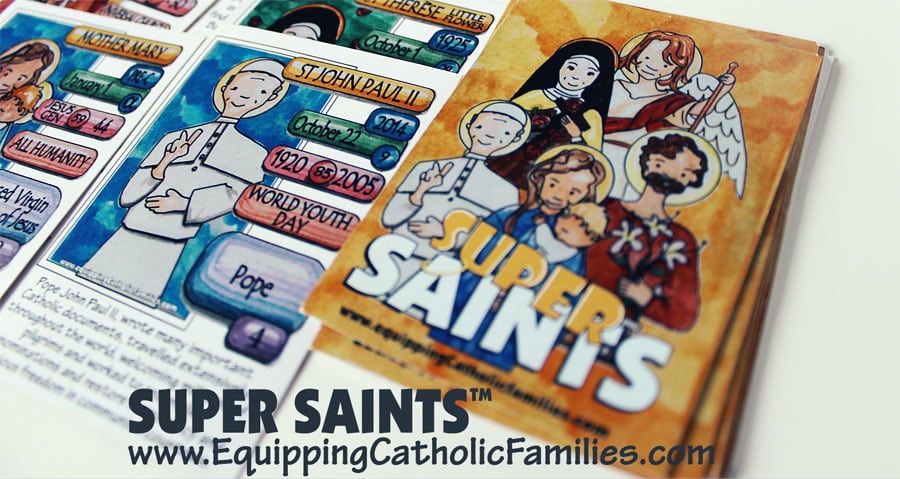 Super Saints: The New Catholic Card Game for Families!